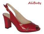 Sandały damskie lakier Sergio Leone 16003 red