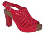 Sandały damskie ażurowe Sergio Leone 850 red
